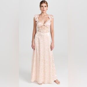 For Love And Lemons Estelle Maxi dress Size Small NWT